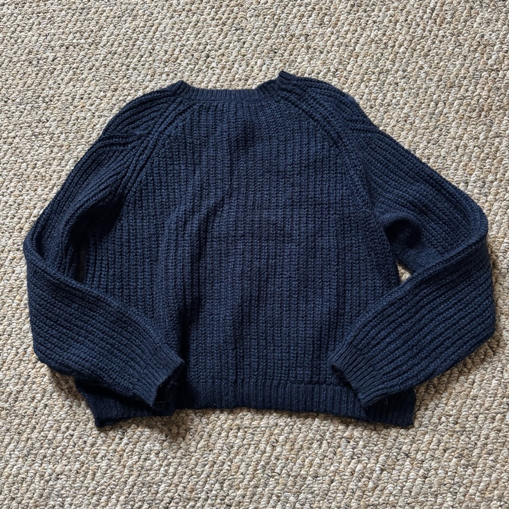 Cozy Navy Blue Women's Sweater